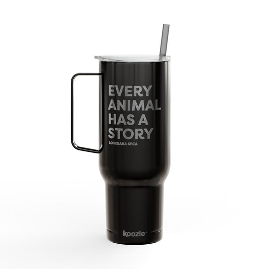 Every Animal Has a Story 40oz Koozie Tumbler