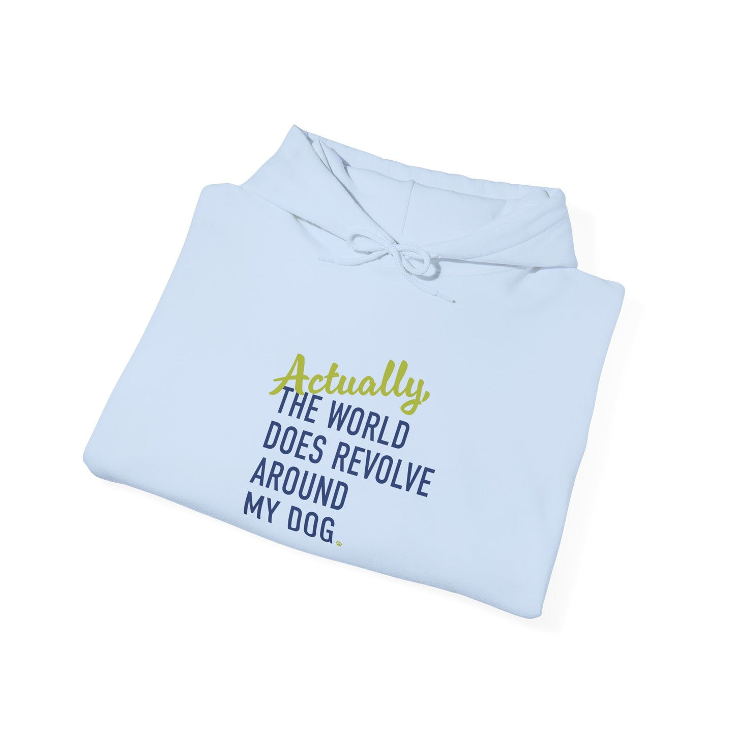 Actually, The World Does Revolve Around My Dog Hoodie