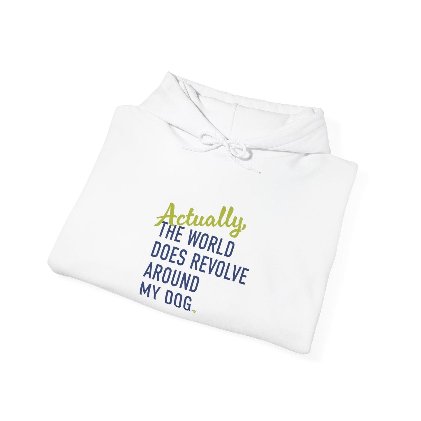 Actually, The World Does Revolve Around My Dog Hoodie